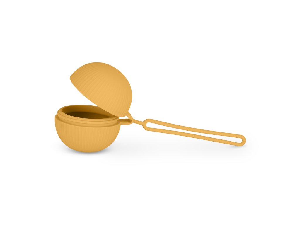 Silikónové puzdro na cumlík Petite&Mars Intense Ochre