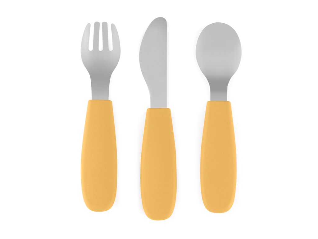 Petite&Mars nerezové príbory Take&MatchIntense Ochre
