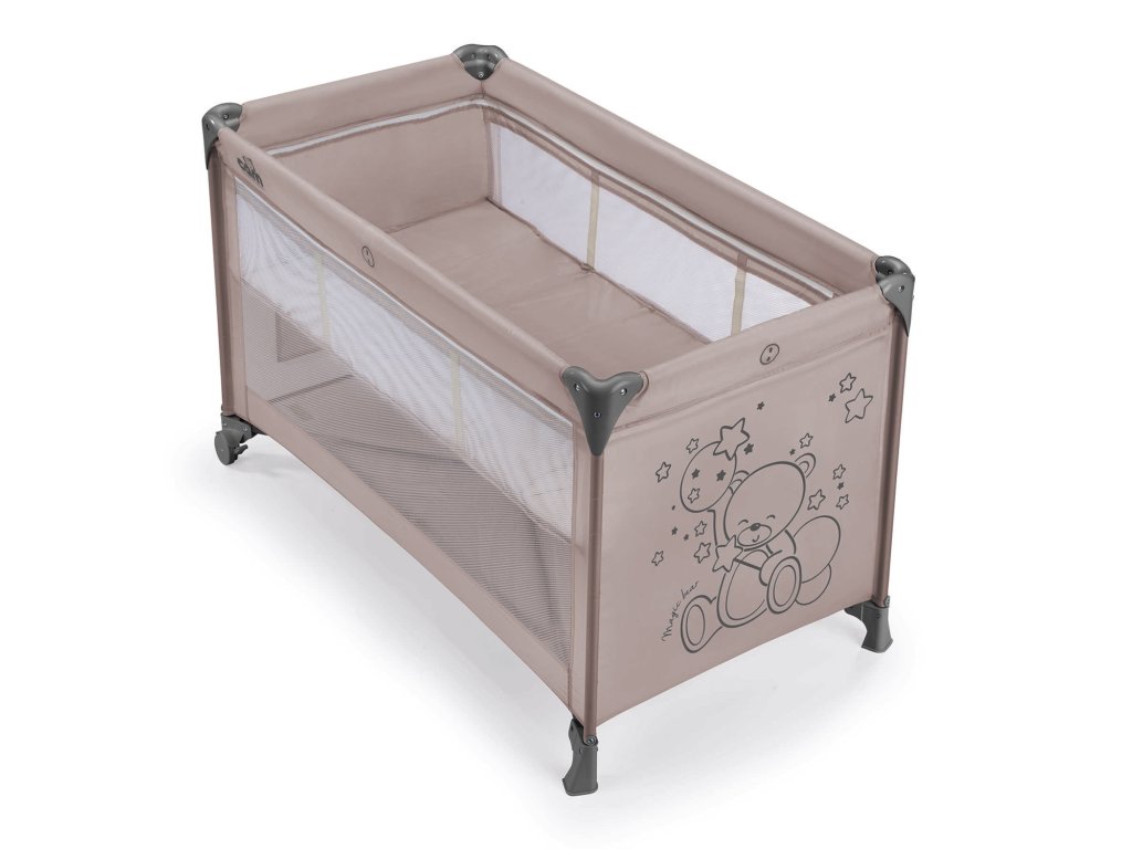 Cestovná postieľka CAM Pisolino 261 detail vyvýšeného lôžka