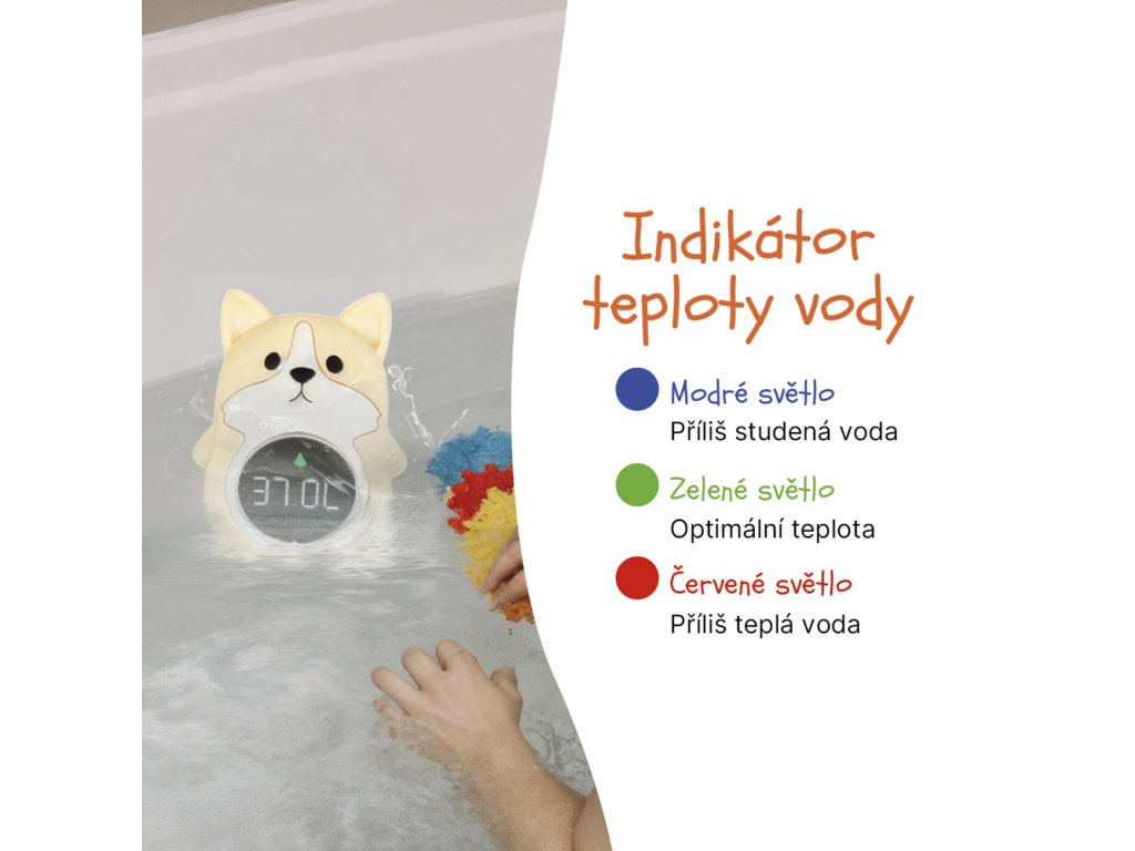 Zopa silikónový digitálny teplomer Psík 3v1 vlastnosti