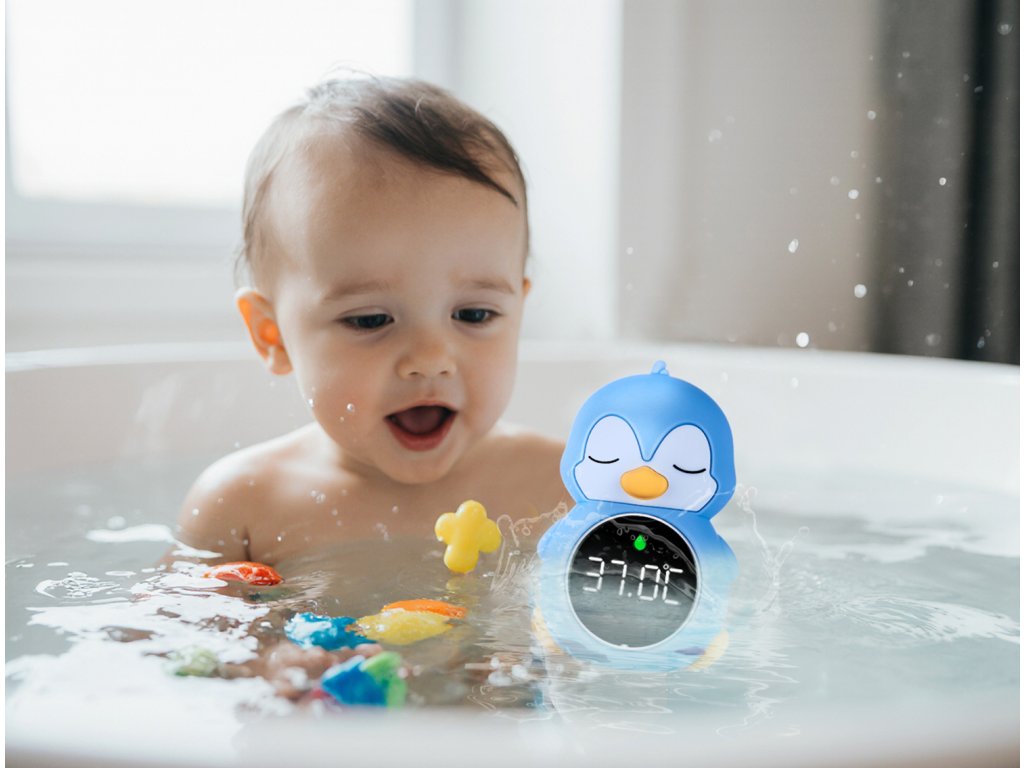 Zopa silikónový digitálny teplomer Pinguin 3v1