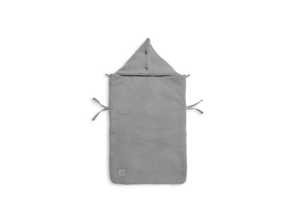 Fusak do vajíčka Jollein Basic Knit Stone Grey