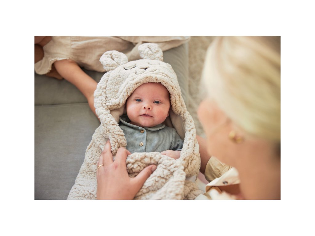 Jollein Zavinovačka králiček Nougat