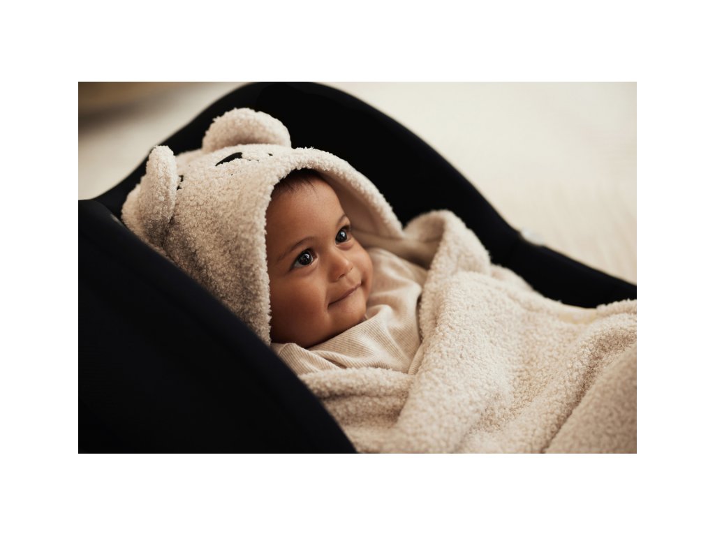 Zavinovačka Jollein medvedík Boucle Oatmeal