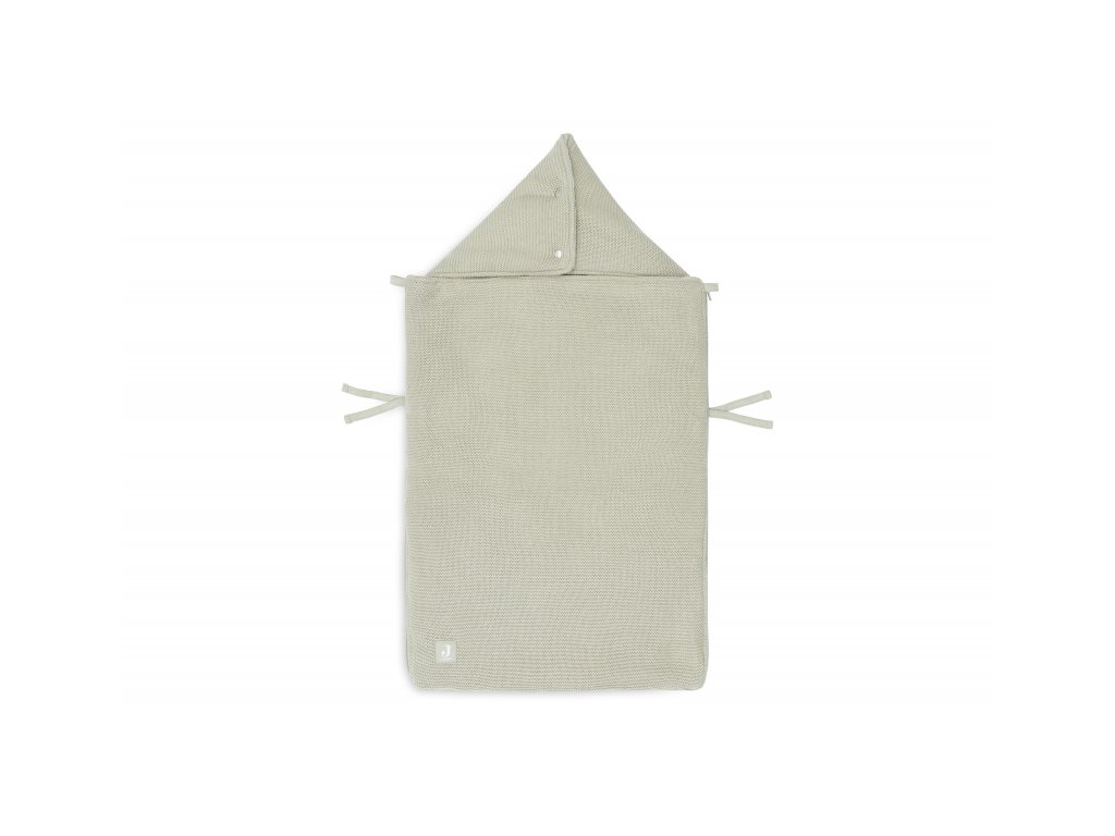 Fusak do autosedačky Jollein Basic Knit Olive Green