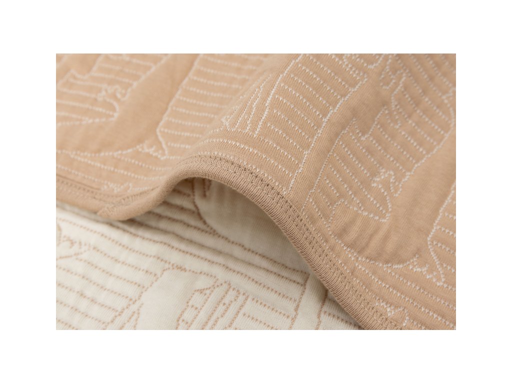 Deka Jollein Jungle Jambo - Biscuit / Oatmeal 75x100 cm