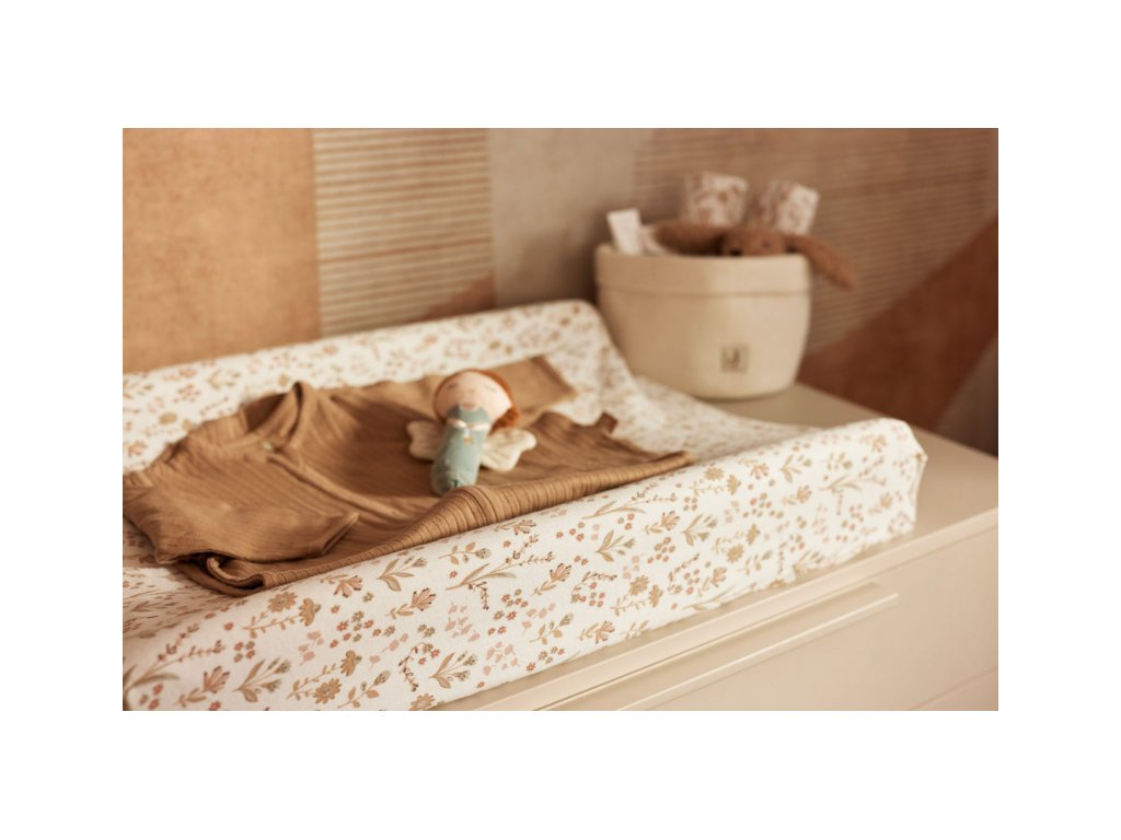 Poťah na prebaľovaciu podložku Jollein Bloomy 50x70 cm