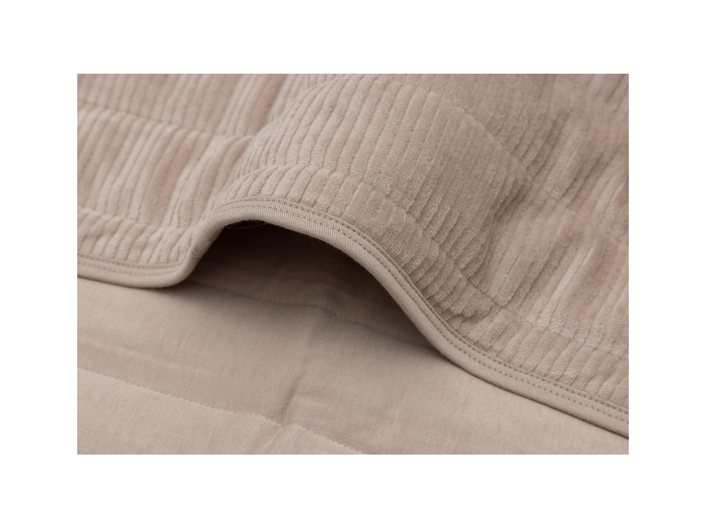 Deka Jollein Velvet Rib Milky Coffee 75x100 cm