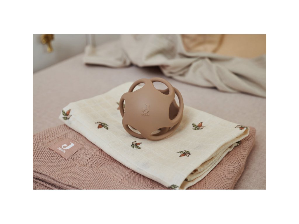 Jollein Hryzátko loptička silikón Biscuit