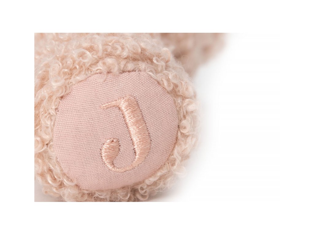 Hrkálka Jollein Teddy Bear Wild Rose