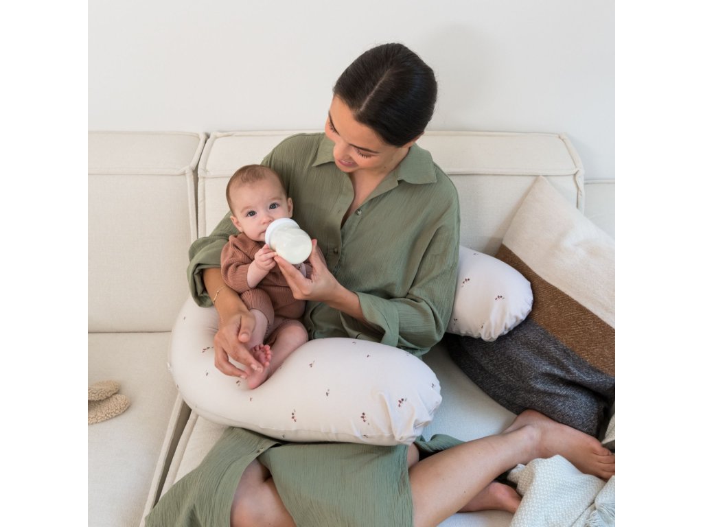 Doomoo Buddy vankúš na dojčenie Mushrooms