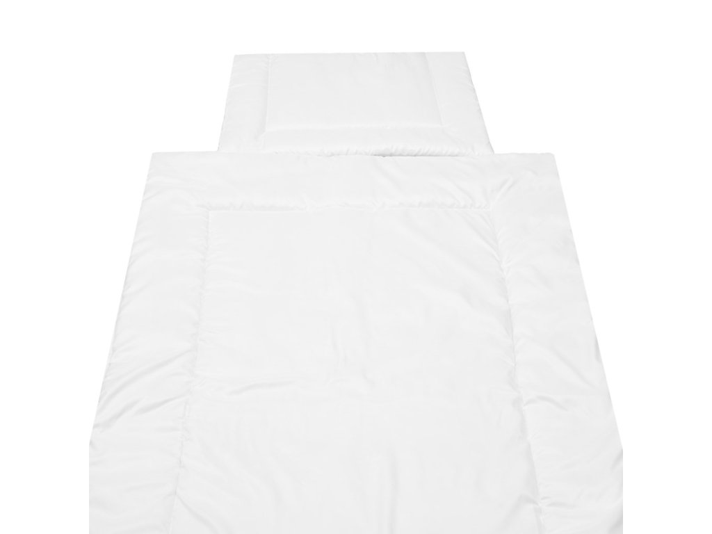 Luxusné výplne New Baby z mikrovlákna vankúš a perinka 135x100 biela