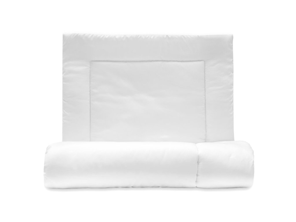 Luxusné výplne New Baby z mikrovlákna vankúš a perinka 120x90 biela