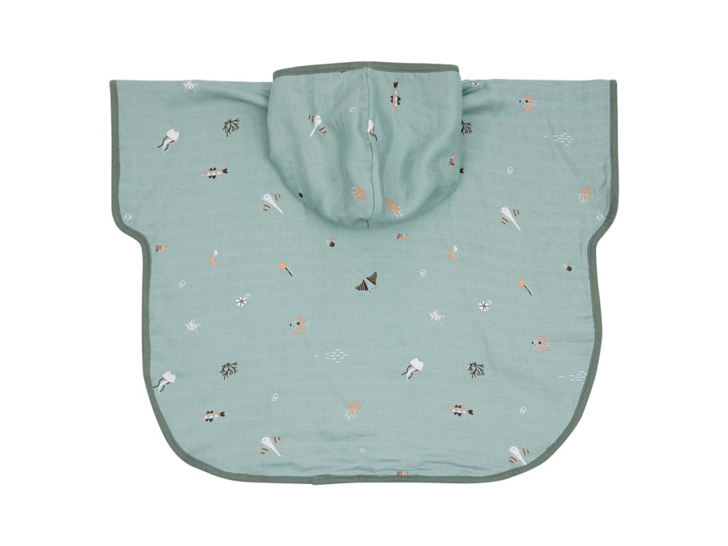 Mušelínové pončo Bébé-Jou Ocean Vibes