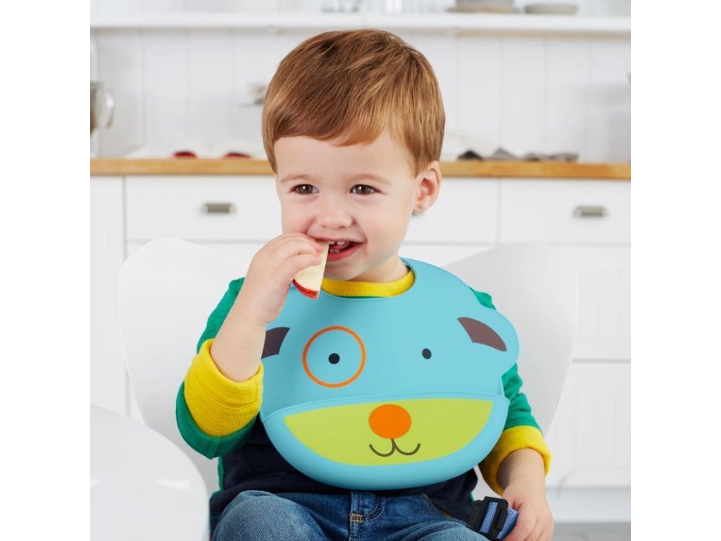 Silikónový podbradník Skip Hop Psík