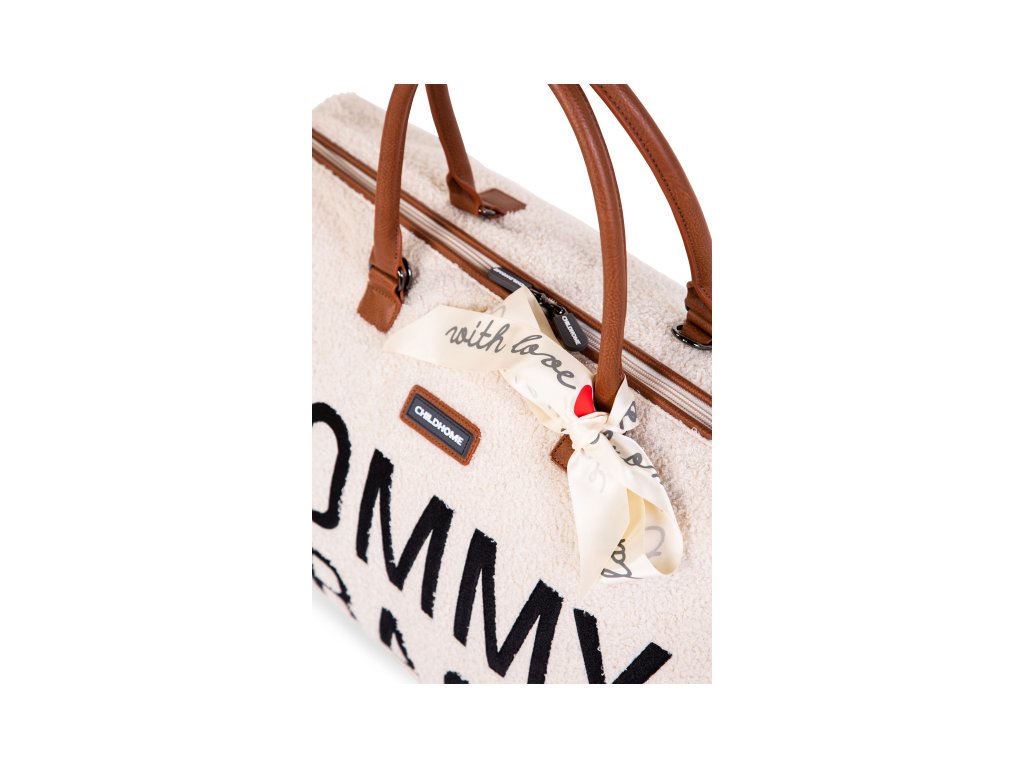 Prebaľovacia taška Mommy Bag Teddy Off White