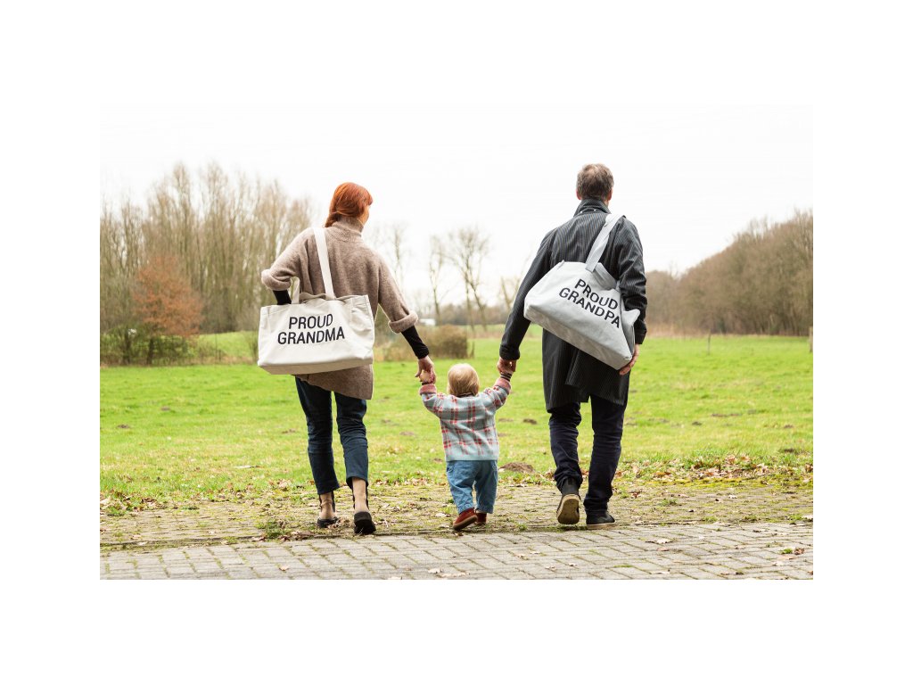 Cestovná taška Childhome Grandpa Canvas Grey