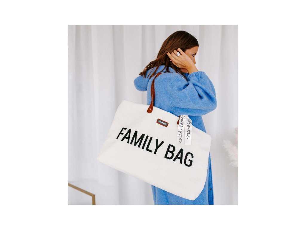 Cestovná taška Family Bag Teddy Off White