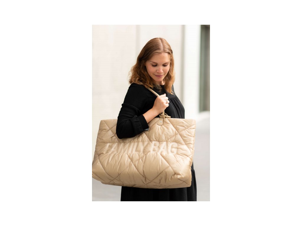 Cestovná taška Family Bag Puffered Beige