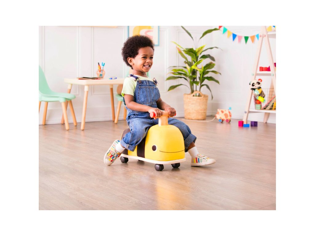 B-Toys Odrážadlo drevené Včielka