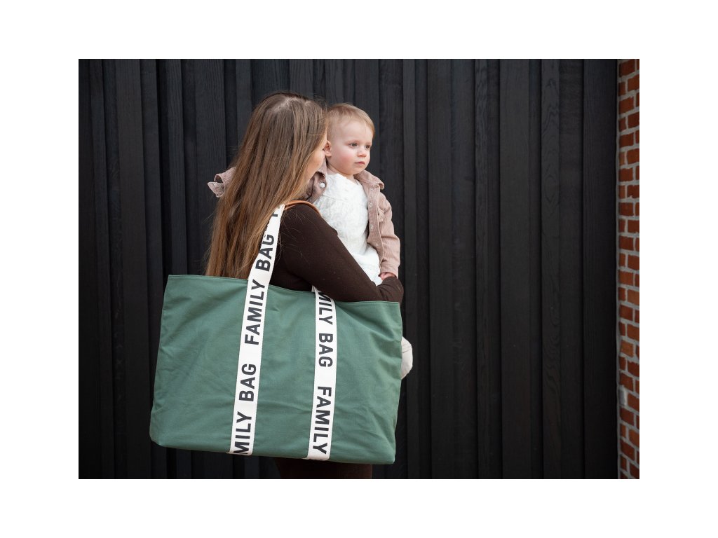 Taška Childhome Family Bag Canvas Green