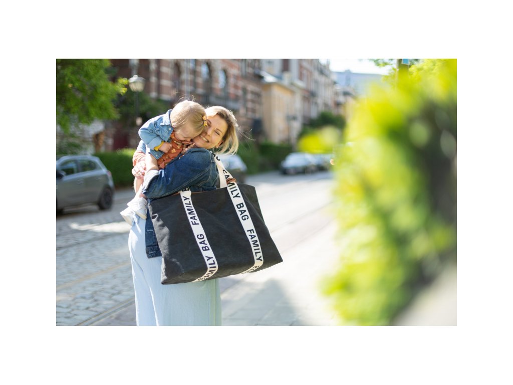 Taška Childhome Family Bag Canvas Black