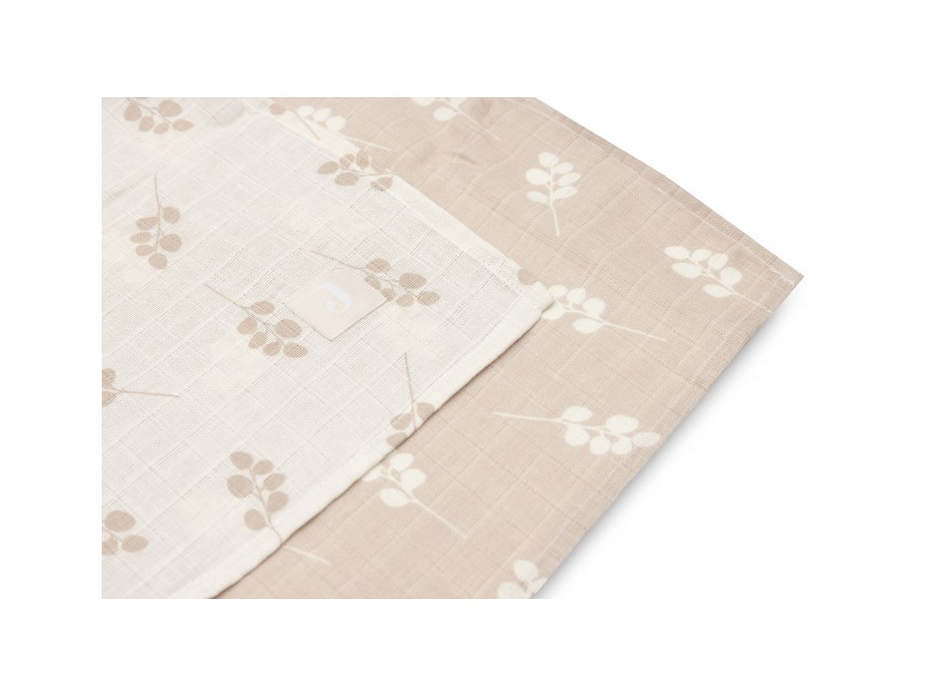 Jollein Plienky zavinovacie 2ks 115x115cm Twig Wild Rose