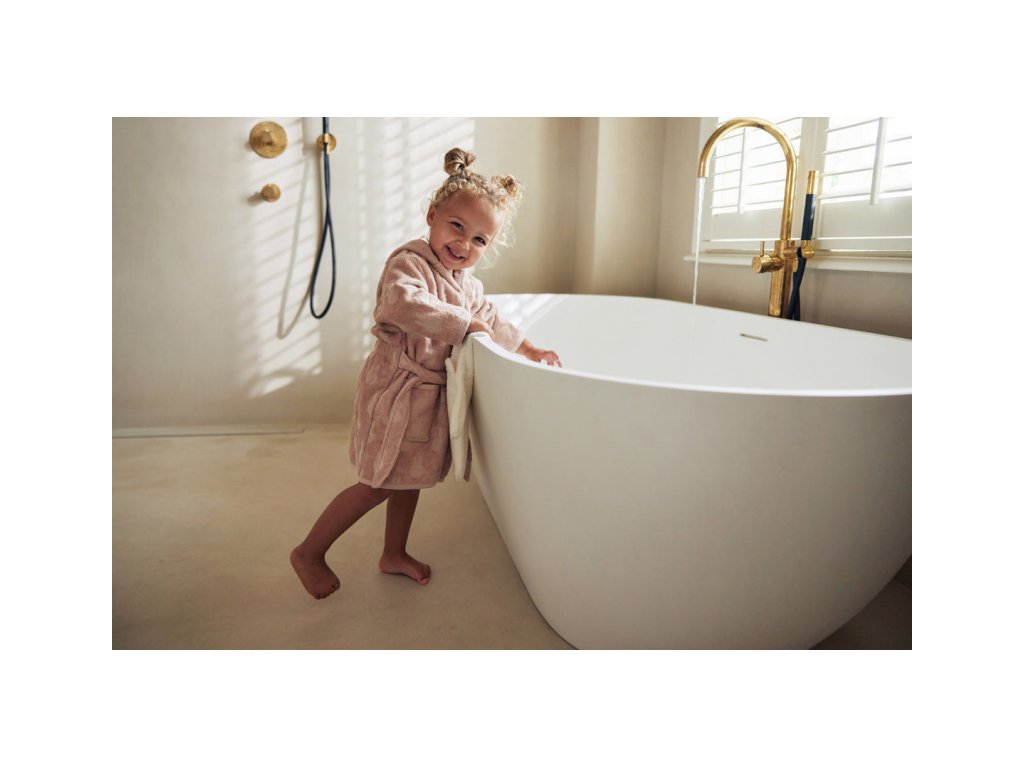 Froté župan Jollein Wild Rose 1-2 roky