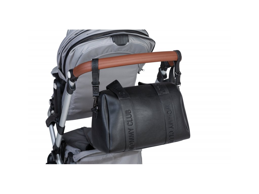 Taška Childhome Mommy Club Signature Vegan Leather Black