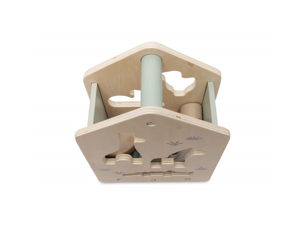 Drevené vkladacie kocky zvieratká Jollein Jungle Jambo