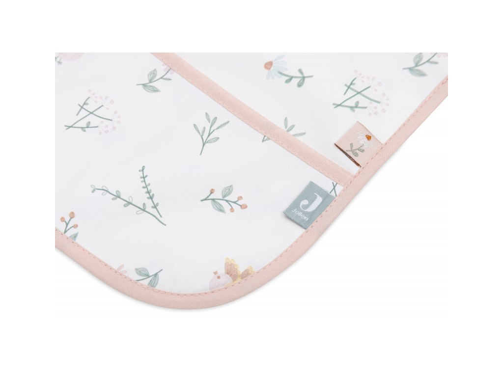 Podbradník s rukávmi Jollein Sleeves Lovely Birds