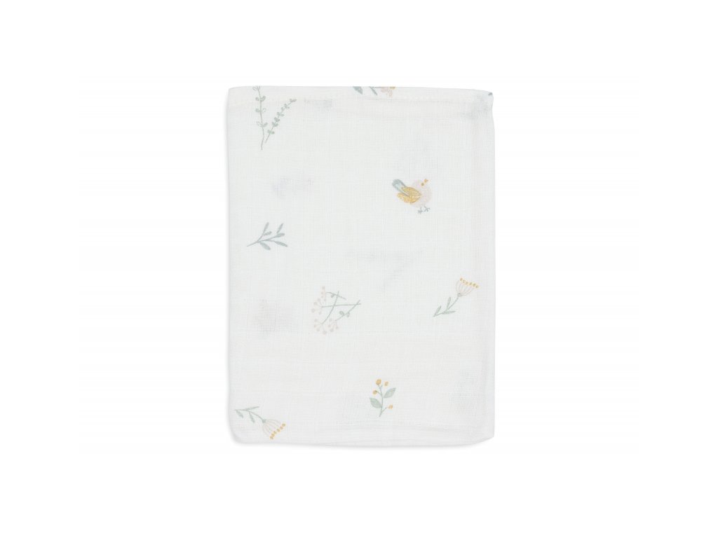 Žínky Jollein Lovely Birds 3 kusy