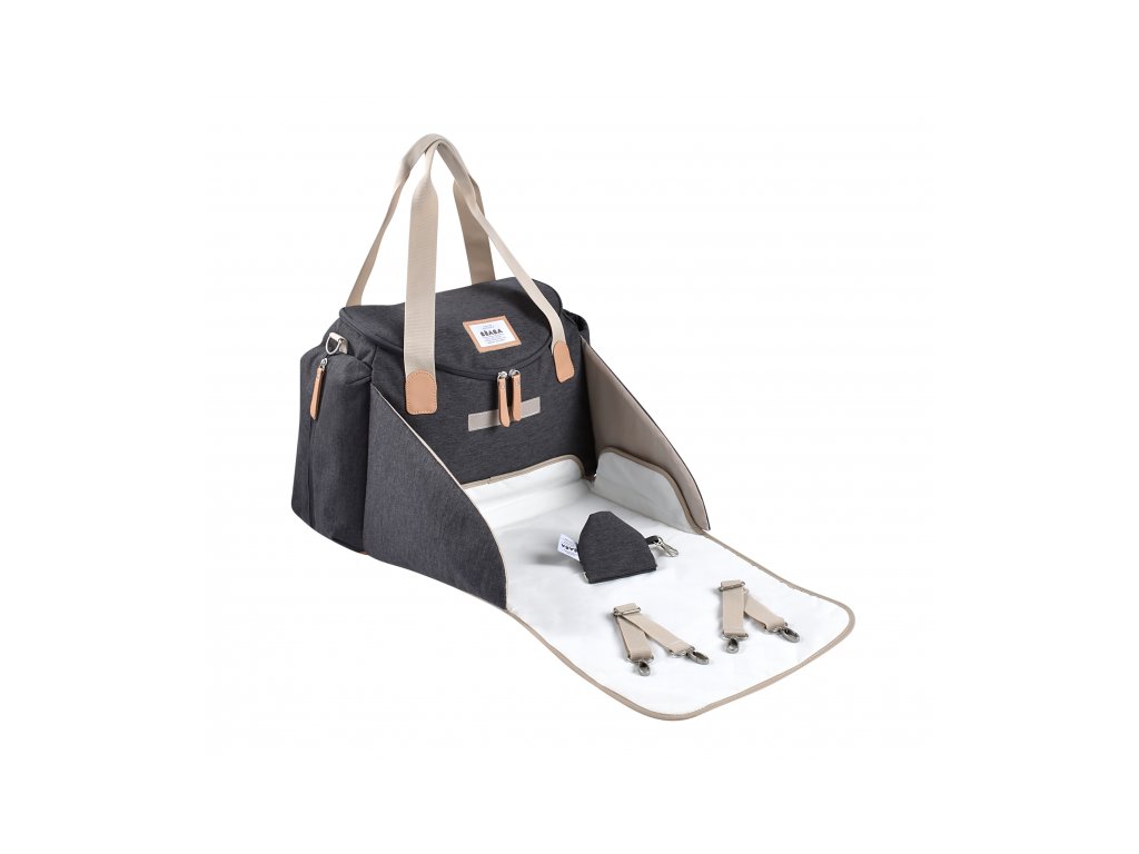 Beaba Prebaľovacia taška Sydney Dark Heather Grey