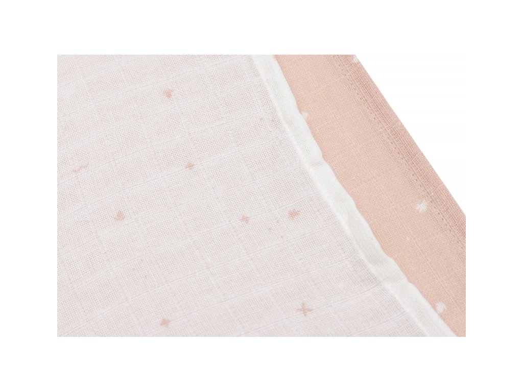 Plienky Jollein 70x70 cm Twinkling Wild Rose 3 kusy