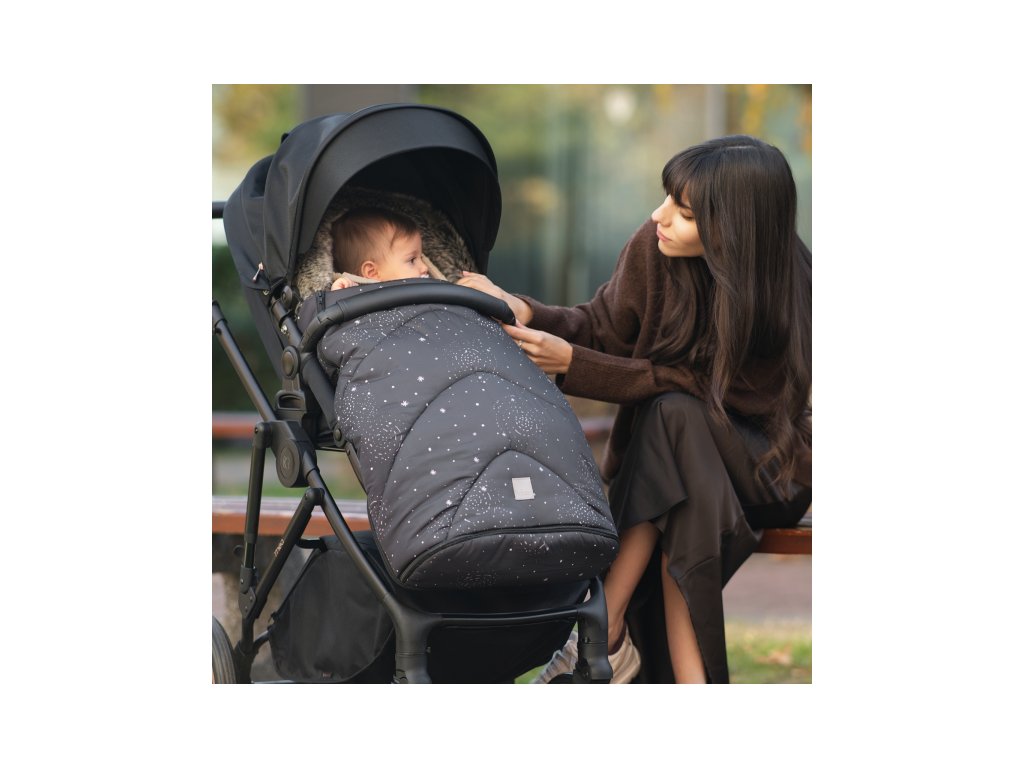 Zimný fusak KikkaBoo Trendy Galaxy Black