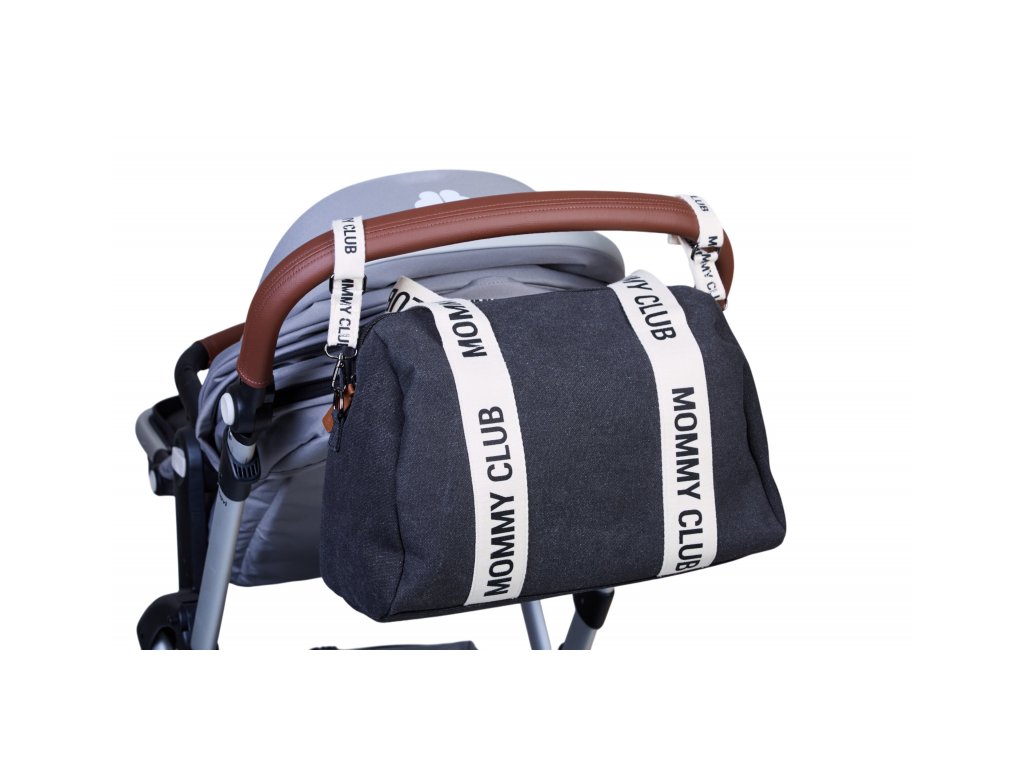 Prebaľovacia taška Mommy Club Signature Canvas Black