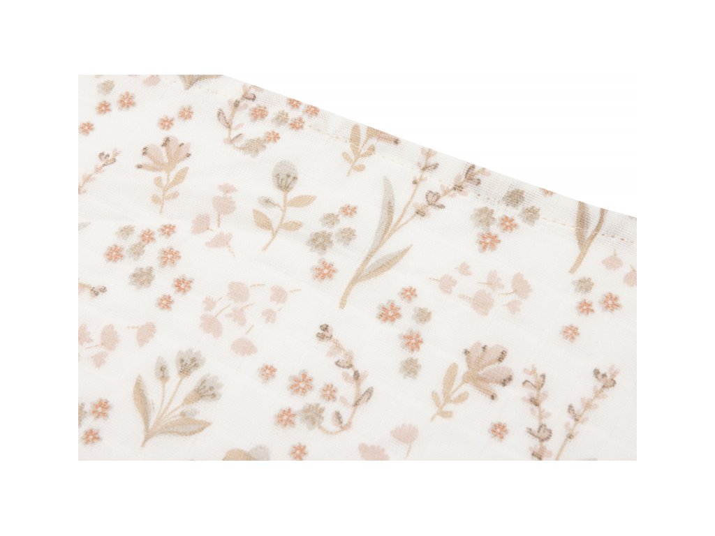 Plienky Jollein 70x70 cm Bloomy 3 kusy