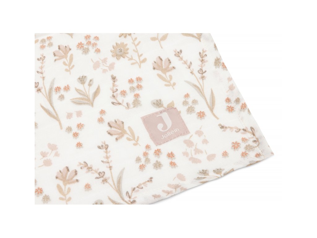 Jollein zavinovacie plienky 115x115 cm Bloomy 2 kusy