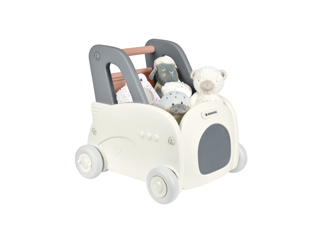 Chodítko KikkaBoo 4v1 Trolie Grey