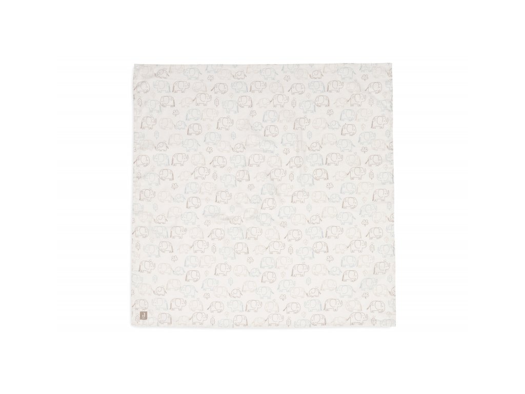 Jollein zavinovacie plienky 115x115 cm Elephant Tales 2 kusy