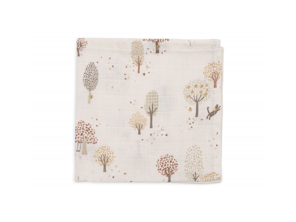 Jollein mušelínové obrúsky 31x31cm Tiny Park 3 kusy