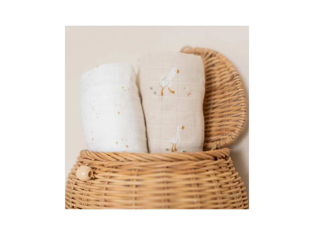 Little Dutch Plienky 70x70cm Husa Newborn Naturals