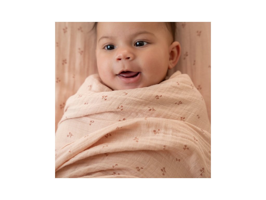 Little Dutch Plienka zavinovacia 120x120 cm Pure Blossom