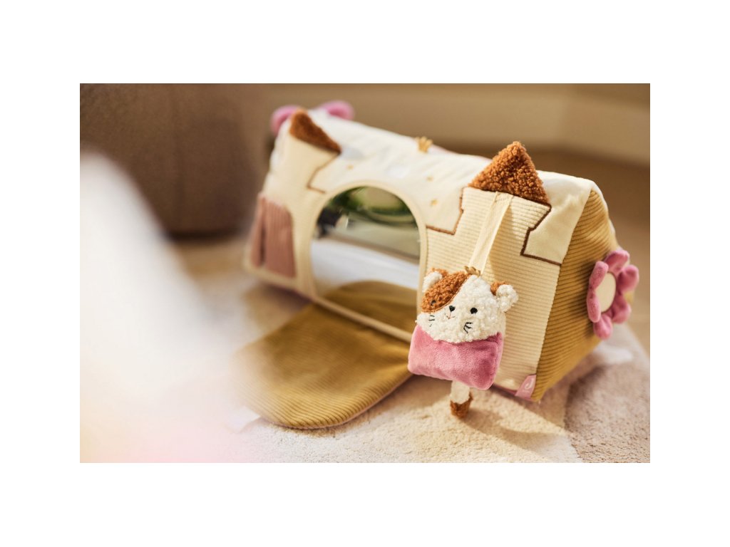 Vankúšik Jollein trojhranný s aktivitami Flower Fairies