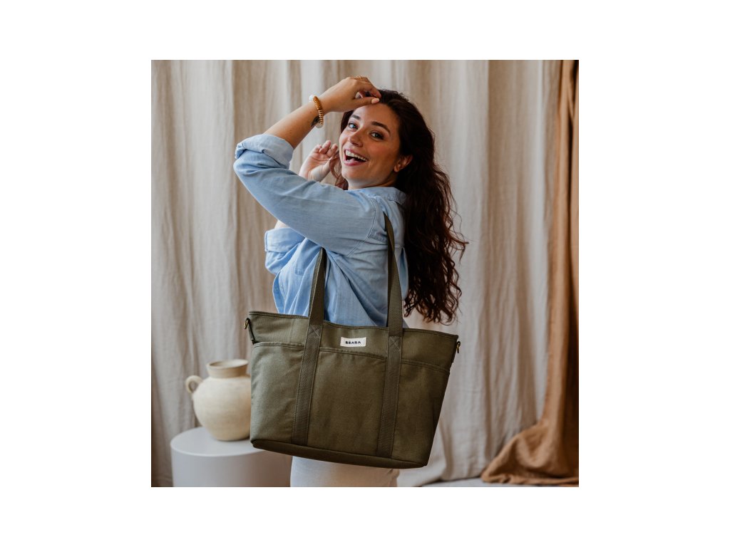 Beaba Prebaľovacia taška Madrid Seagrass