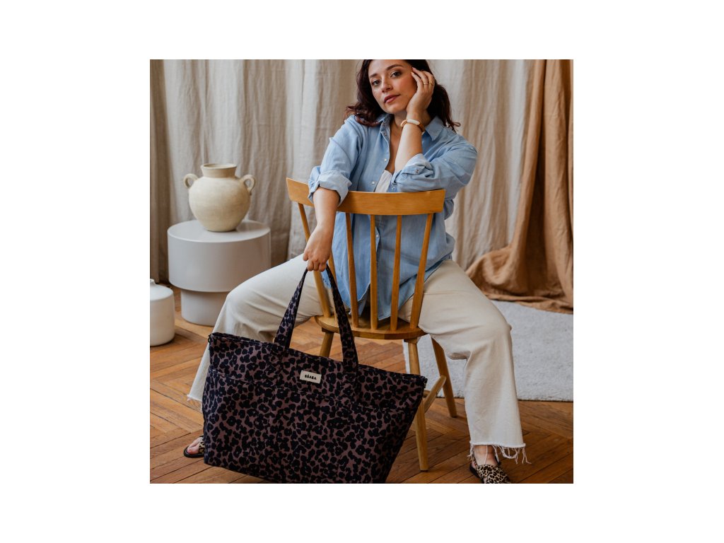 Beaba Prebaľovacia taška Madrid XXL Leopard