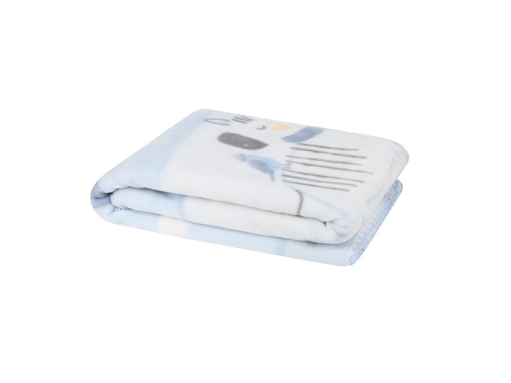 Detská deka KikkaBoo Super Soft 140x110 cm Stripy Friends