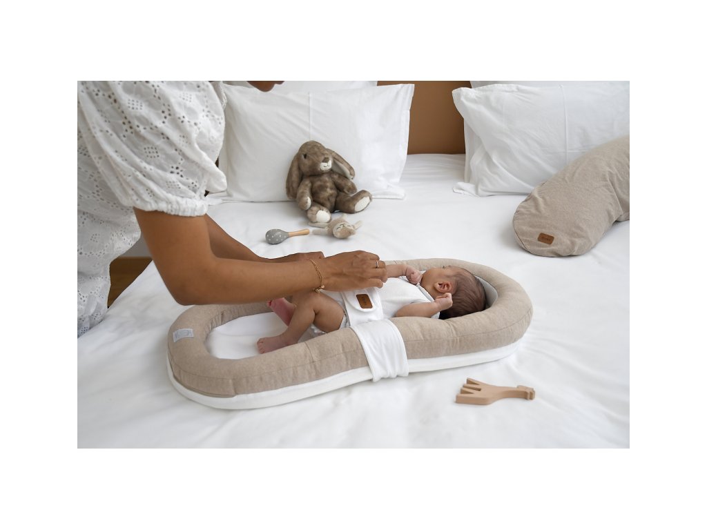 Beaba Hniezdo pre bábätko Cocoony Heather Clay