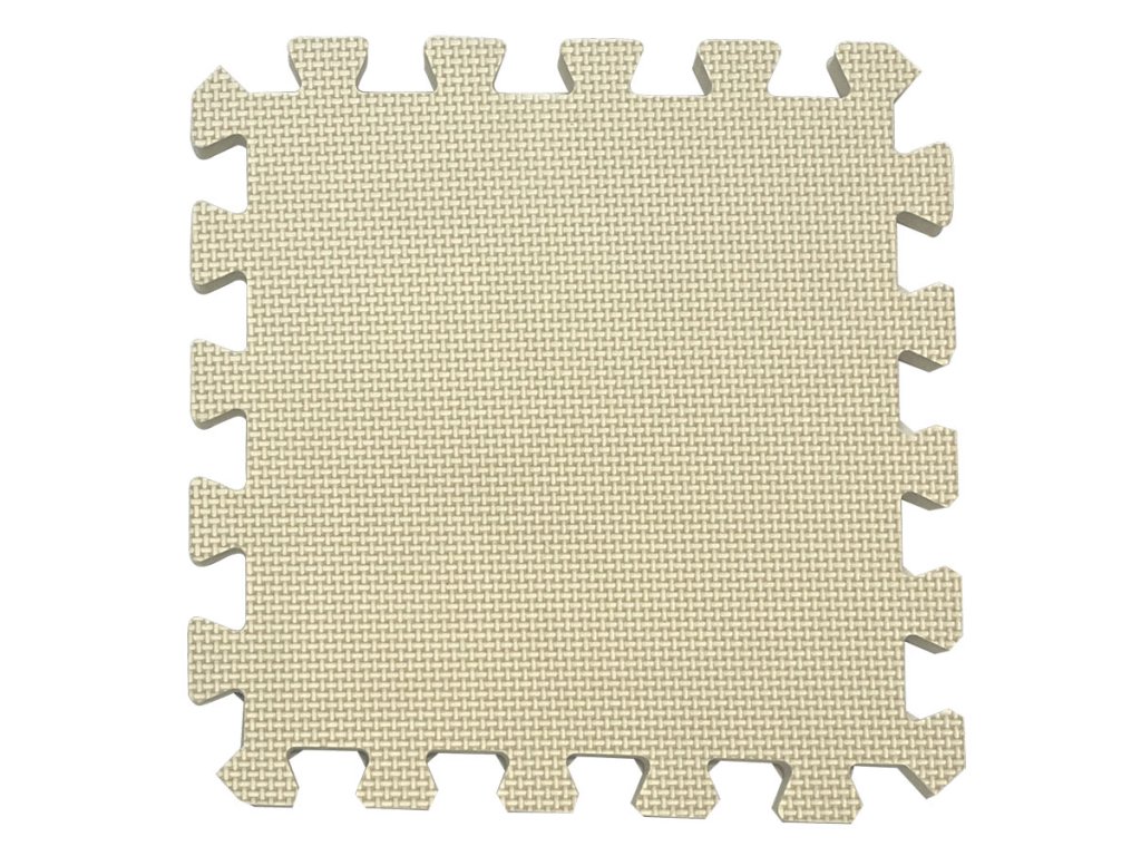 Rialto Baby Hracia podložka puzzle Light Beige 90x90 cm