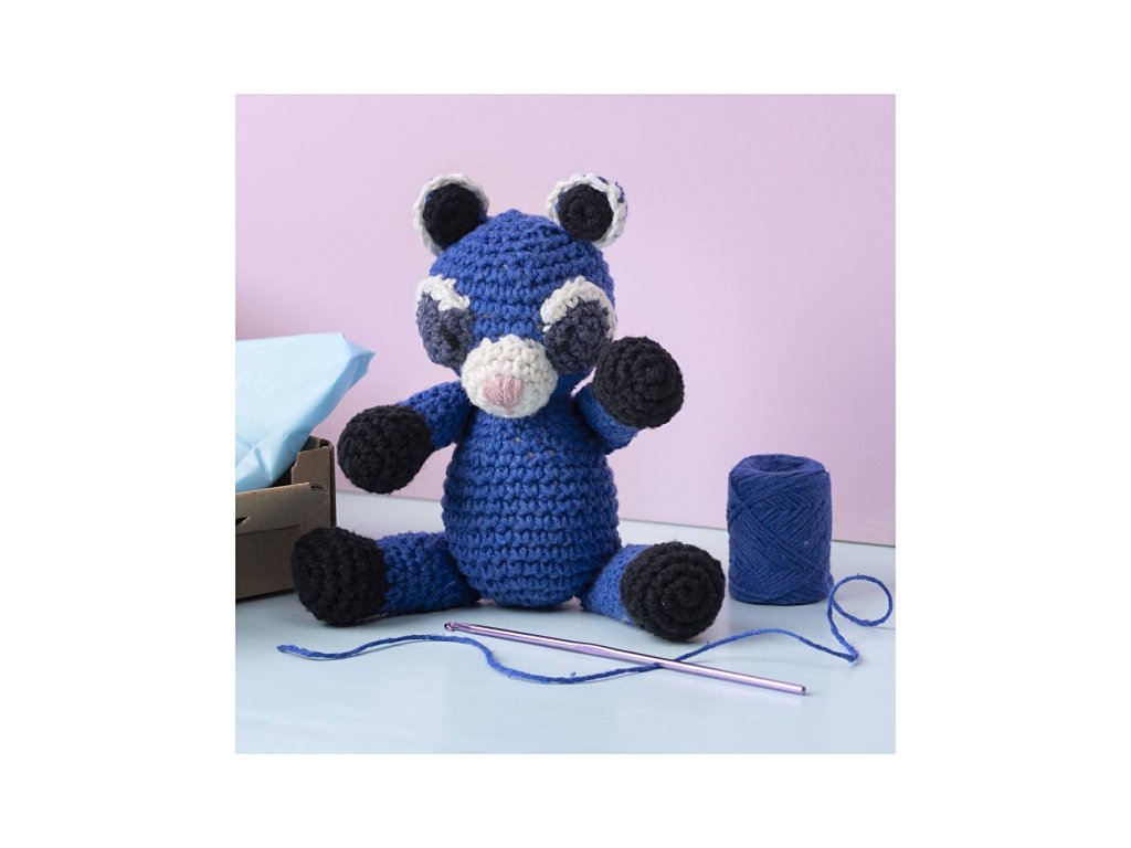 Sada na háčkovanie Amigurumi medvedík čistotný